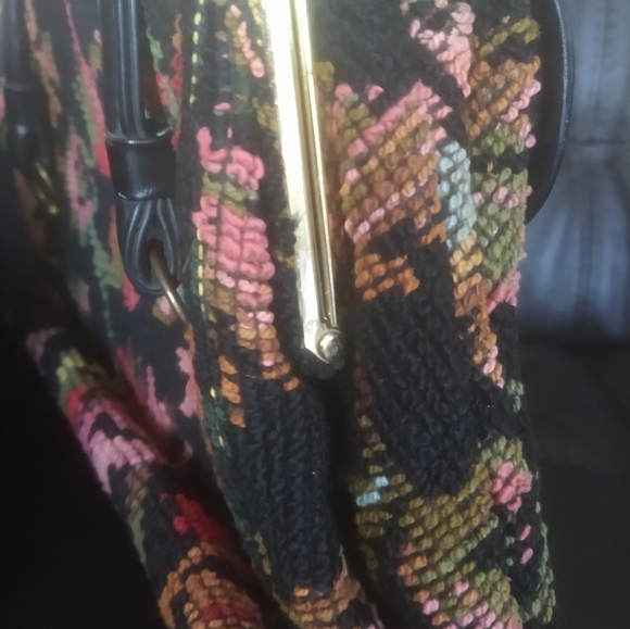60s vintage Ultimate Carpet Bag Purse - Picture 4 of 11